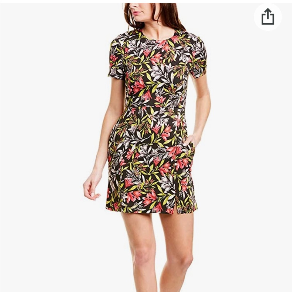 French Connection CADENCIA STRETCH FLORAL DRESS